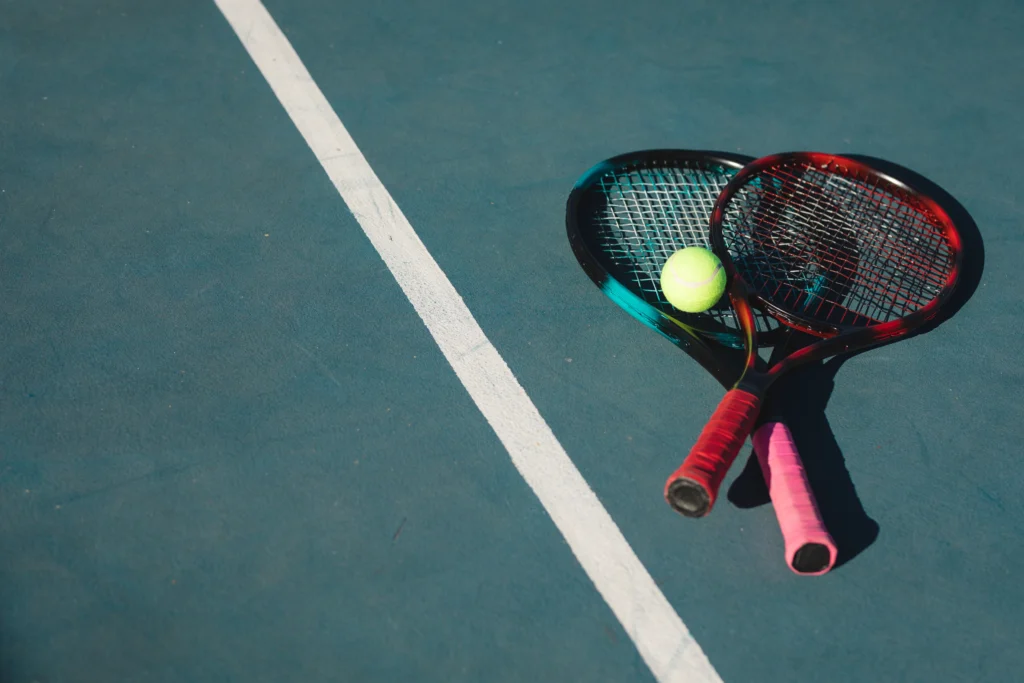 Acrylic tennis court surface