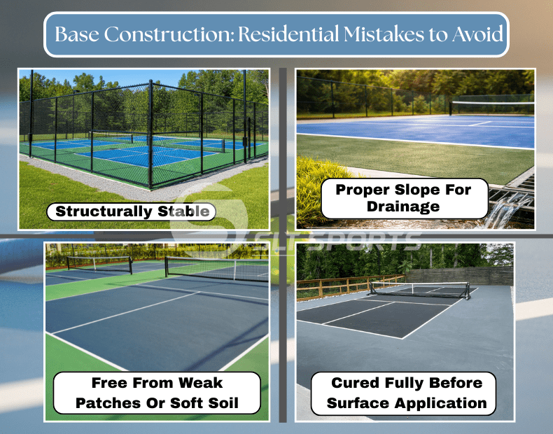 Base Construction: Residential Mistakes to Avoid