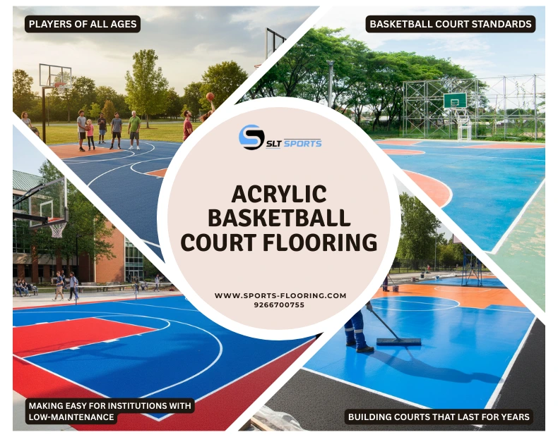acrylic basketball court 