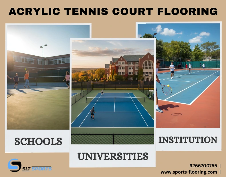 acrylic tennis court flooring