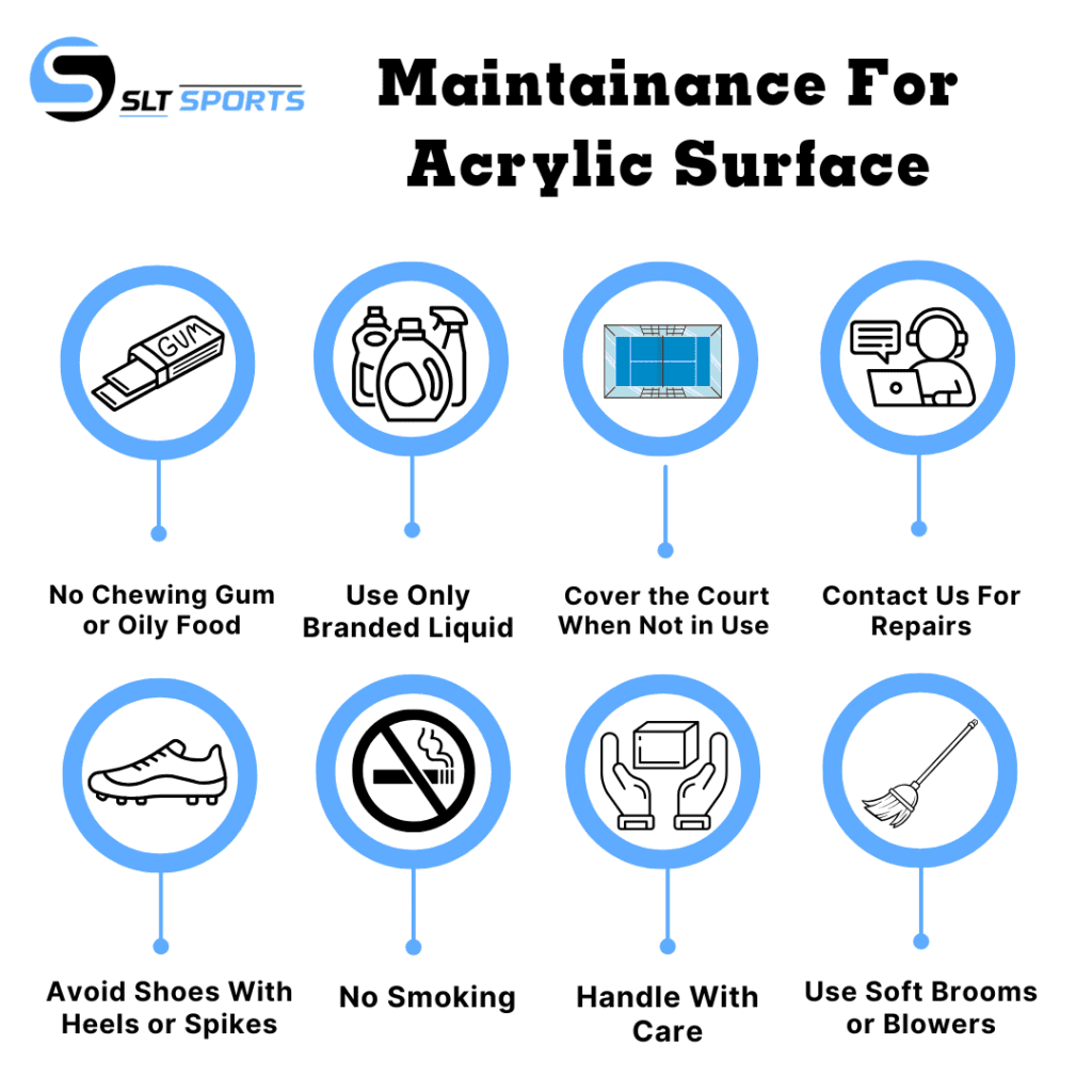 pickleball court flooring maintenance 