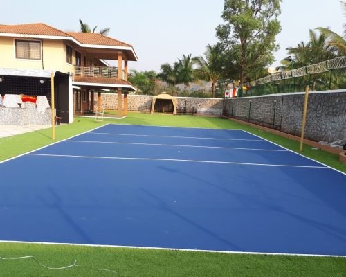 surface of volleyball court